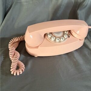 Vintage Pink Rotary Phone